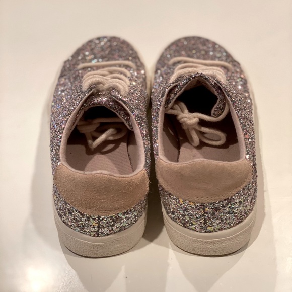 VGUC SZ 8 ZARA GLITTER SNEAKERS - Picture 3 of 4